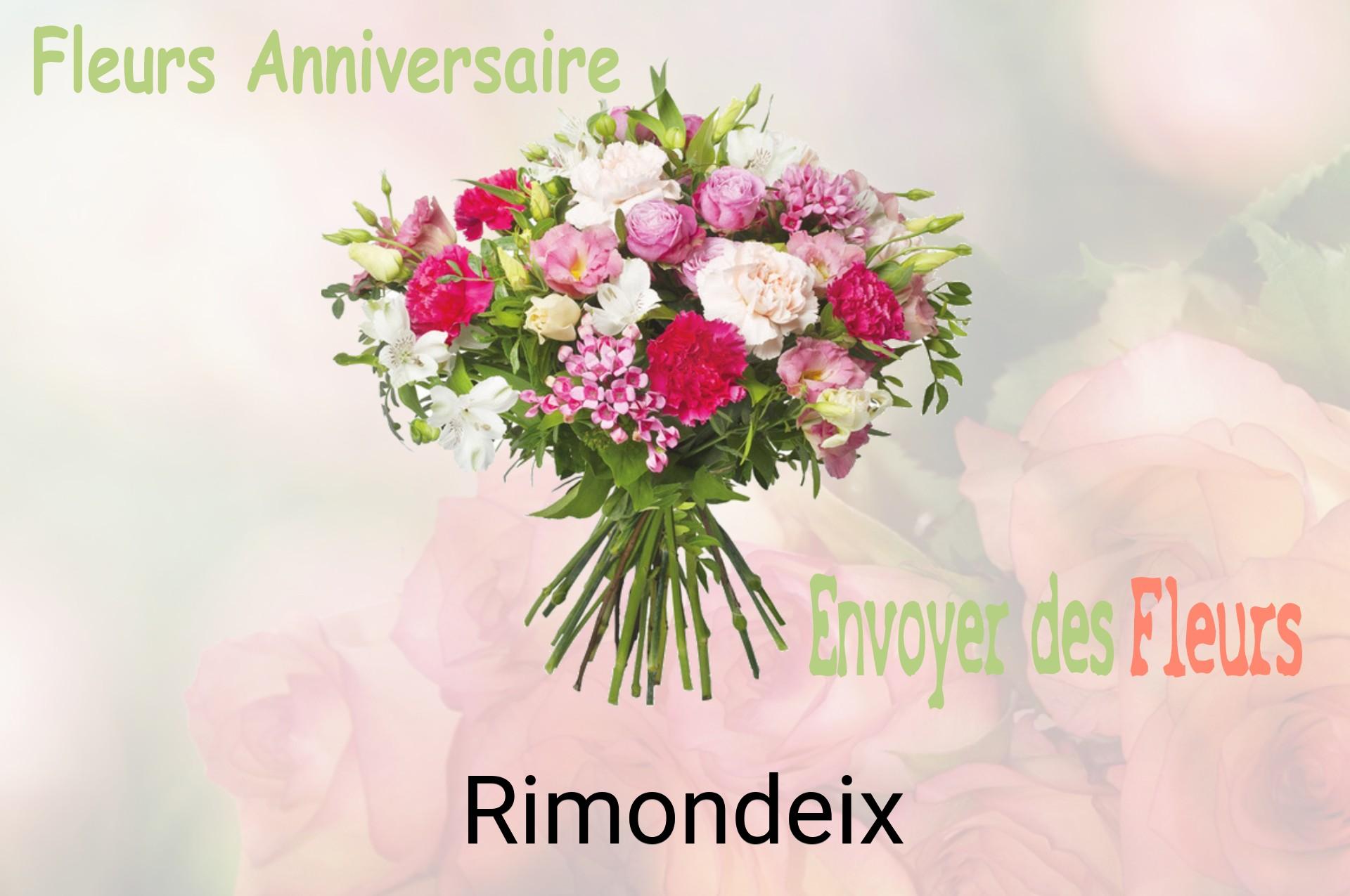 Bouquet de fleurs d’anniversaire livré à Rimondeix