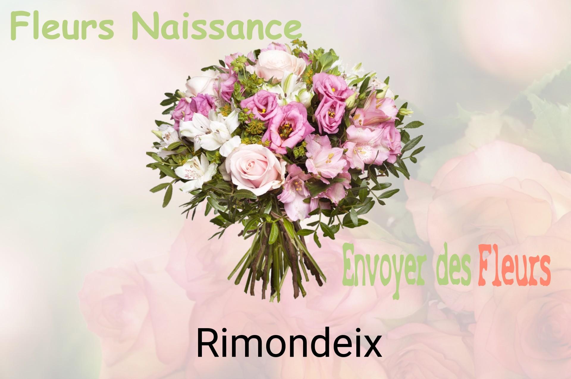 Bouquet de fleurs de naissance livré à Rimondeix