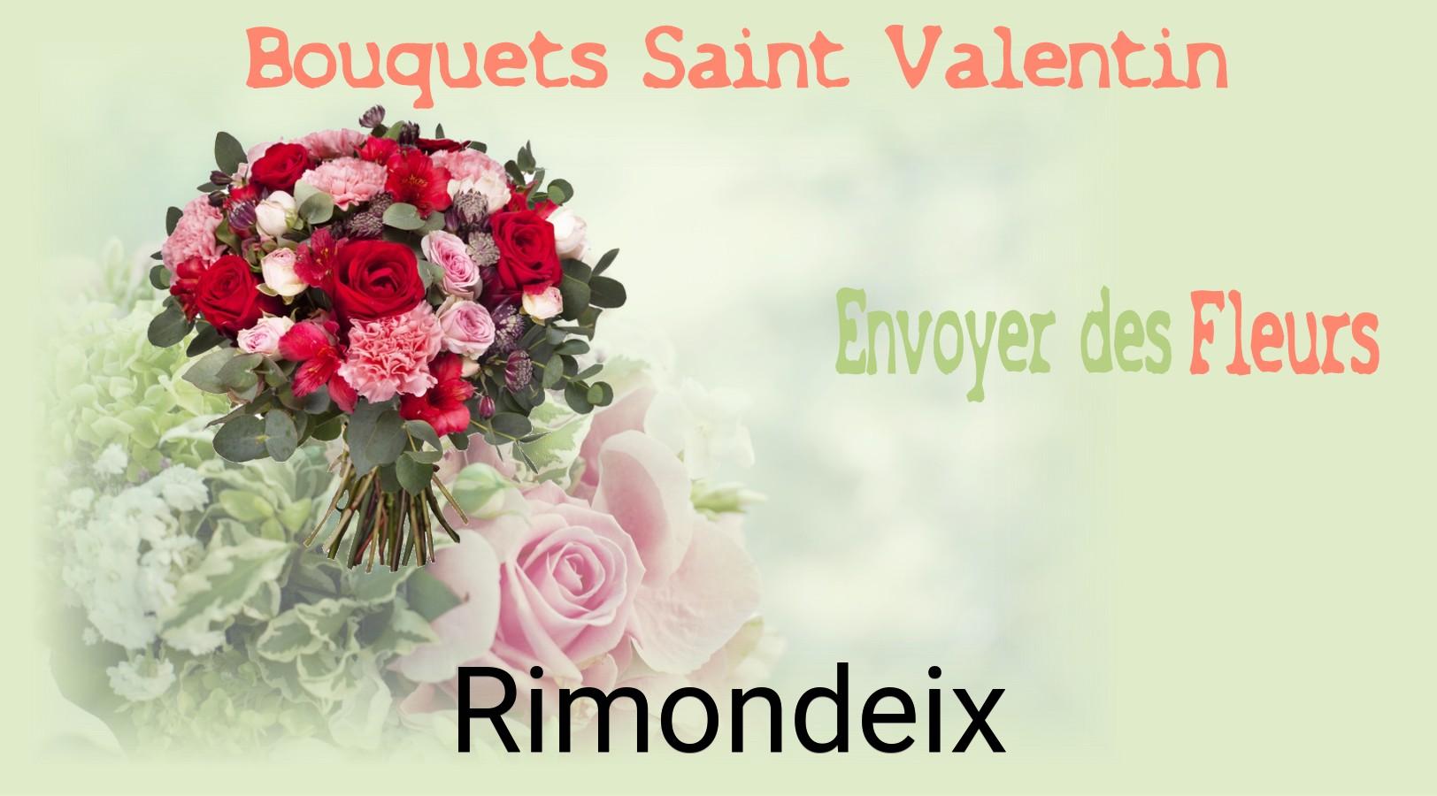 Roses de Saint-Valentin livrées à Rimondeix